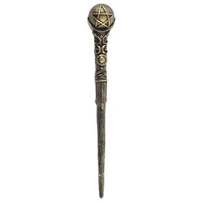 Bronze Pentagram Tryllestav
