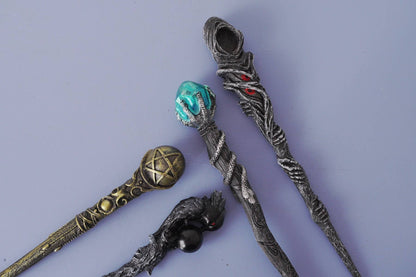 Bronze Pentagram Tryllestav